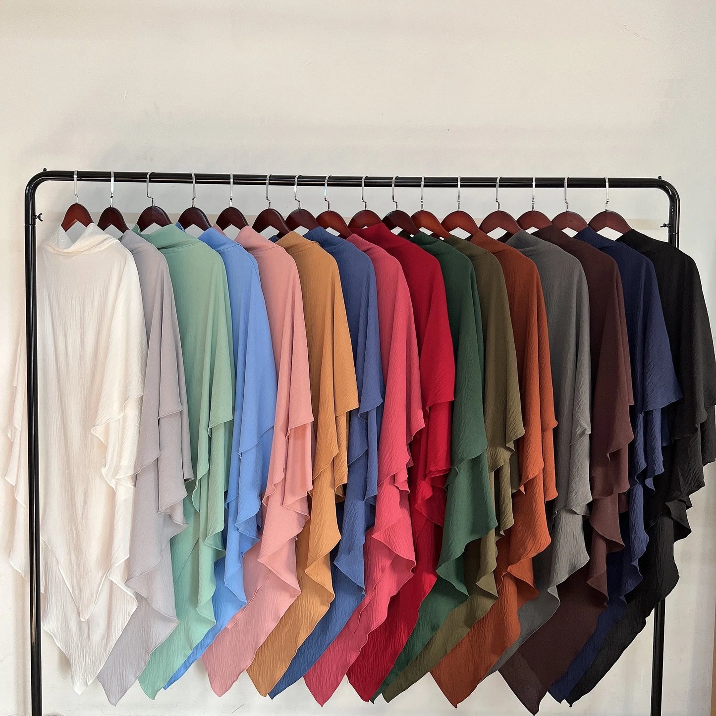 Moroccan Style Khimar – Double Layer Flowing Hijab