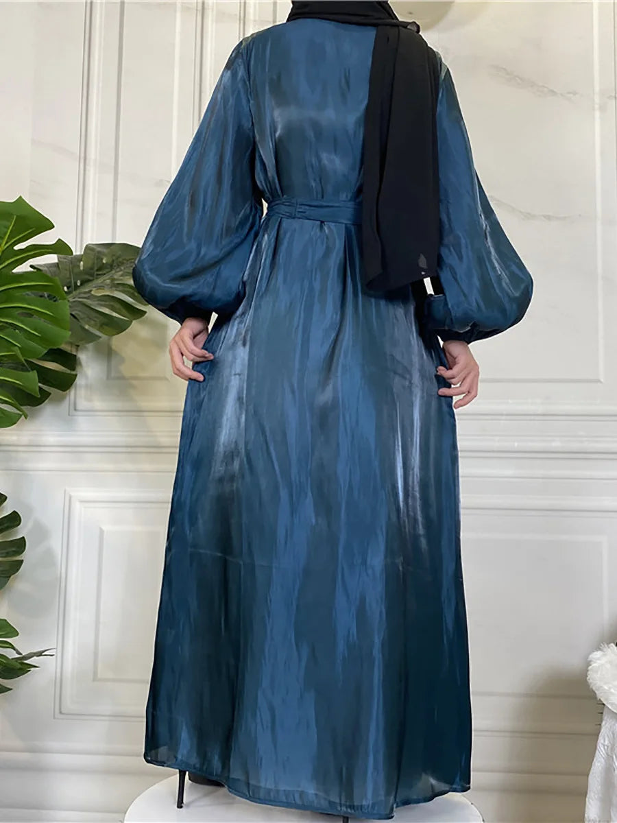 Modest Ramadan Abaya - Purple Kaftan