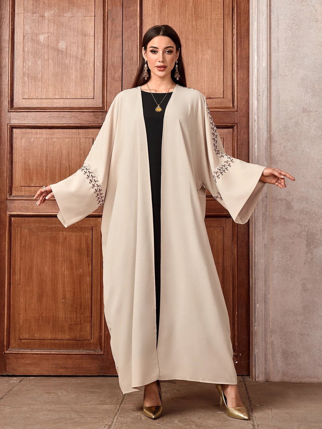 Dubai Style Chiffon Abaya Dress